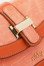 Load image into Gallery viewer, Fashion Accessory-Nicole Lee USA Croc Embossed Crossbody Bag | Shoes &amp; Bags/Handbags
