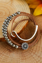 Load image into Gallery viewer, Multi-Layer Bracelet | Brown Daisy Beading Alloy
