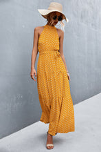 Load image into Gallery viewer, Grecian Casual Maxi Dress | Tie Waist Sleeveless
