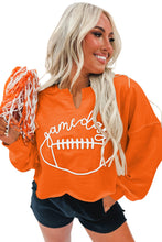 Load image into Gallery viewer, Orange Sweatshirt | Game Day Lettering
