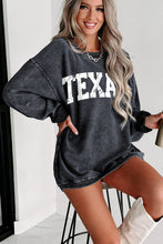 Load image into Gallery viewer, Gray TEXAS Graphic Corded Pullover Sweatshirt | Graphic/Graphic Sweatshirts
