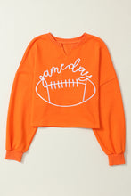 Load image into Gallery viewer, Orange Sweatshirt | Game Day Lettering
