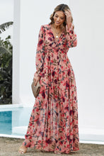 Load image into Gallery viewer, Wild Lotus Ruffle Tiered Maxi Dress | Dresses/Floral Dresses
