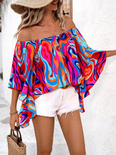 Load image into Gallery viewer, Off-Shoulder Top | Printed Blouse
