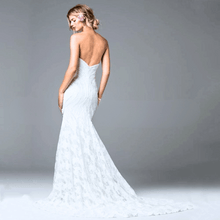 Load image into Gallery viewer, Mermaid Beach Wedding Dress-Backless Sweetheart Wedding Gown | Wedding Dresses
