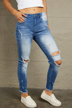 Load image into Gallery viewer, Baeful Faded Mid High Rise Jeans Broke Girl Philanthropy
