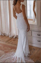 Load image into Gallery viewer, Mermaid Wedding Dress-Beaded Sequined Mermaid Wedding Dress | Wedding Dresses
