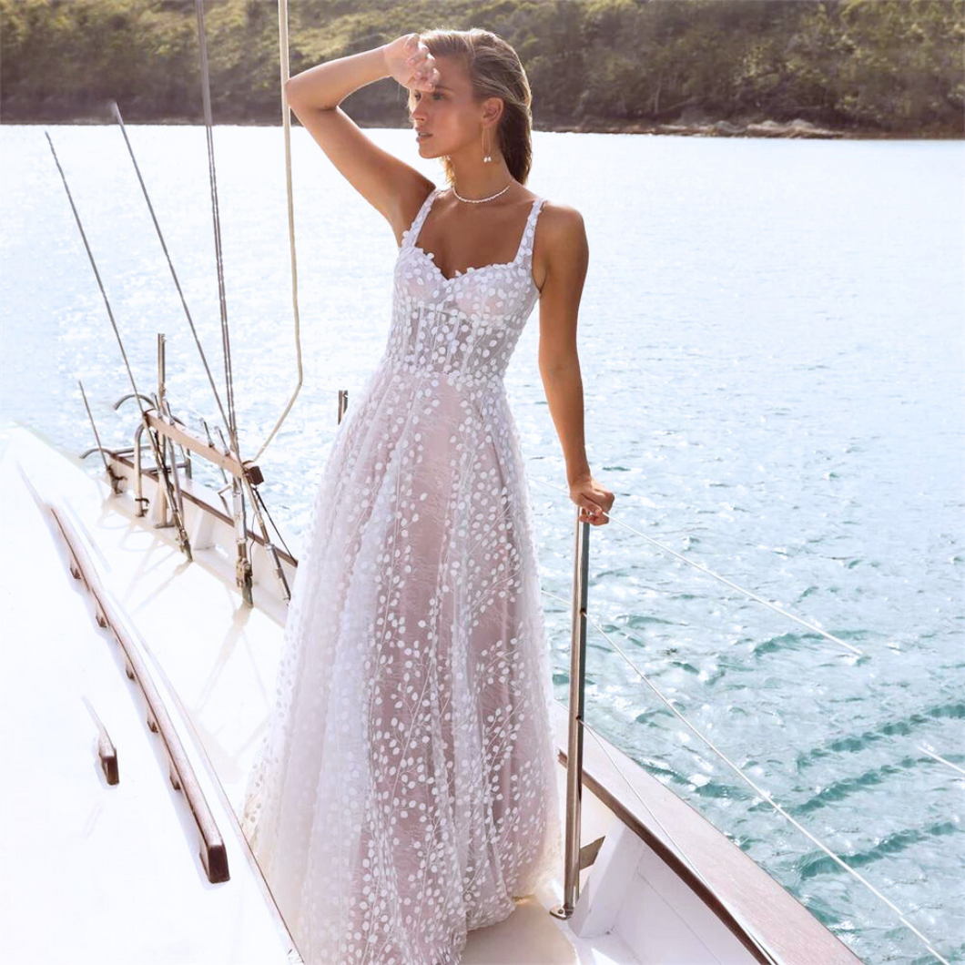 Bohemian Wedding Dress-Lace Wedding Dress Bridal Gown | Wedding Dresses