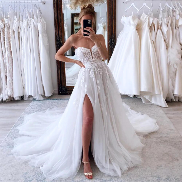 Bohemian Wedding Dress- Lace Princess Wedding Dress | Wedding Dresses