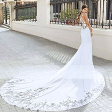 Load image into Gallery viewer, Mermaid Wedding Dress-Simple Lace Bridal Gown | Wedding Dresses
