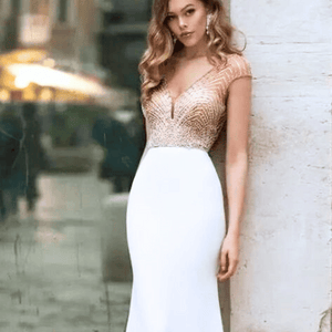 Simple Wedding Dress-Satin Mermaid Bridal Gown | Wedding Dresses