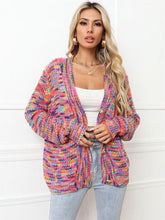 Load image into Gallery viewer, Womens Sweater-Button Up Dropped Shoulder Cardigan | sweater
