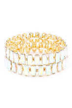 Load image into Gallery viewer, Fashion Bracelet | Rectangle Rhinestone Stretch Bracelet
