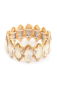 Fashion Bracelet | Fashion Oval Rhinestone Style Bracelet