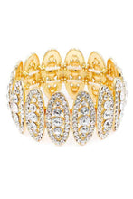 Load image into Gallery viewer, Fashion Bracelet | Rhinestone Oval Stretch Bracelet
