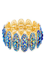 Load image into Gallery viewer, Fashion Bracelet | Rhinestone Oval Stretch Bracelet
