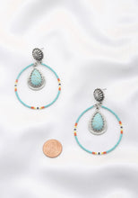 Load image into Gallery viewer, Fashion Earrings | Rodeo Western Style Stone Earrings
