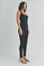 Load image into Gallery viewer, Black Solid Color Jumpsuit
