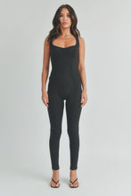 Load image into Gallery viewer, Black Solid Color Jumpsuit
