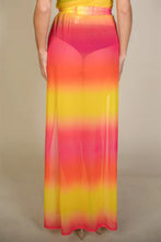 Load image into Gallery viewer, BodyCon Skirt | High Split Mesh Sheer Maxi Skirt
