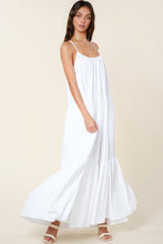 Load image into Gallery viewer, White Maxi Sun Dress With Pockets
