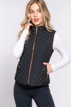 Load image into Gallery viewer, Suede Quilted Padding Vest
