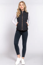 Load image into Gallery viewer, Suede Quilted Padding Vest
