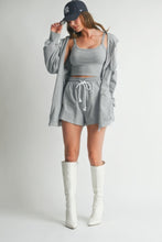 Load image into Gallery viewer, Cozy Grey 3 Piece Sweater Set
