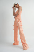 Load image into Gallery viewer, Tube Top Jumpsuit Romper-Peach
