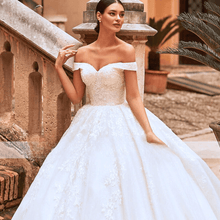 Load image into Gallery viewer, Ball Gown Wedding Dress-Sweetheart Lace Up Bridal Gown | Wedding Dresses
