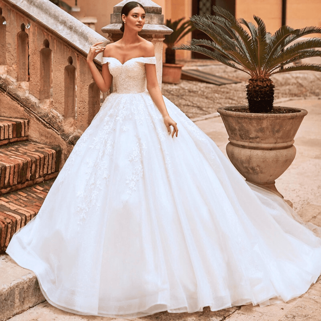 Ball Gown Wedding Dress-Sweetheart Lace Up Bridal Gown | Wedding Dresses