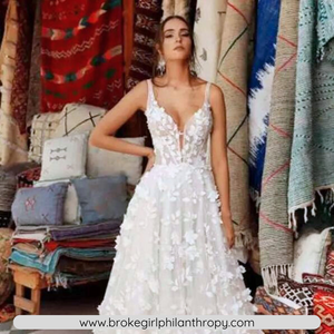 Beach Wedding Dress-Lace A-Line Lace Beach Wedding Dress | Wedding Dresses