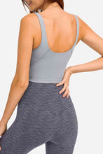 Load image into Gallery viewer, Womens Activewear-Deep V-Neck Crop Sports Bra | Activewear/Activewear Sets
