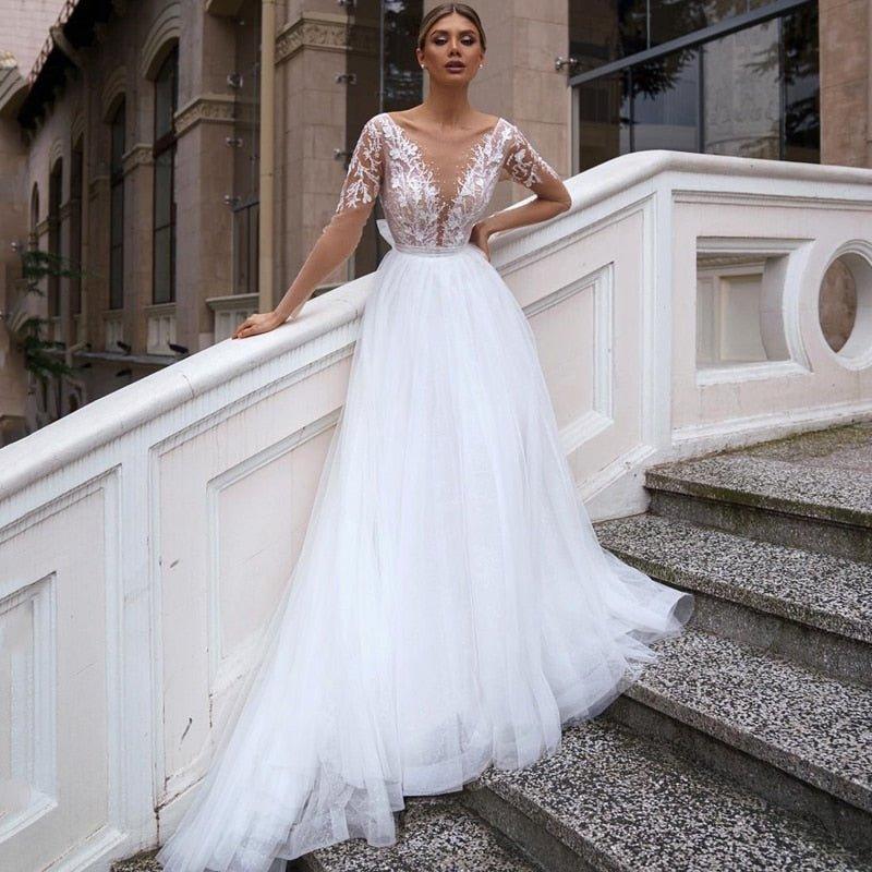 Beach Wedding Dress-Princess Bridal Gown | Wedding Dresses