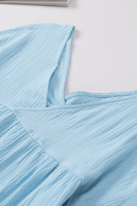Womens Blouse-Dropped Shoulder V-Neck Blouse | Tops/Blouses & Shirts