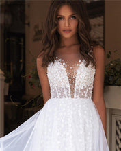 Load image into Gallery viewer, Beach Wedding Dress-A Line Lace Wedding Dress | Wedding Dresses
