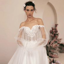 Load image into Gallery viewer, Elegant A-Line Romantic Wedding Dress Broke Girl Philanthropy
