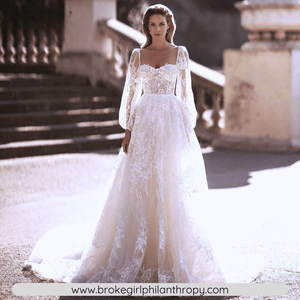 Lace Wedding Dress- Backless Long Sleeve Wedding Dress | Wedding Dresses