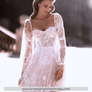 Lace Wedding Dress- Backless Long Sleeve Wedding Dress | Wedding Dresses