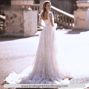 Lace Wedding Dress- Backless Long Sleeve Wedding Dress | Wedding Dresses