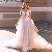 Load image into Gallery viewer, Mermaid Wedding Dress-Lace Wedding Dress-Detachable Train | Wedding Dresses

