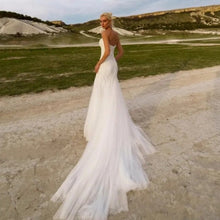 Load image into Gallery viewer, Mermaid Wedding Dress-Elegant Mermaid Strapless Bridal Gown | Wedding Dresses
