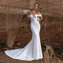 Load image into Gallery viewer, Mermaid Wedding Dress-Off Shoulder Sweetheart Wedding Dress | Wedding Dresses
