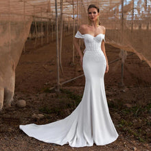 Load image into Gallery viewer, Mermaid Wedding Dress-Off Shoulder Sweetheart Wedding Dress | Wedding Dresses
