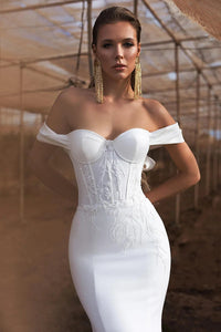 Mermaid Wedding Dress-Off Shoulder Sweetheart Wedding Dress | Wedding Dresses