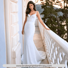 Load image into Gallery viewer, Mermaid Wedding Dress-Square Collar Mermaid Wedding Dress | Wedding Dresses
