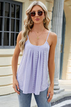 Load image into Gallery viewer, Womens Cami Top-Eyelet Scoop Neck Ruched Cami | Tops/Crop Tops
