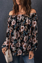 Load image into Gallery viewer, Floral Off-Shoulder Balloon Sleeve Blouse Broke Girl Philanthropy
