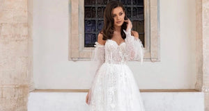 Bohemian Wedding Dress-Sweetheart Lace Bridal Gown | Wedding Dresses