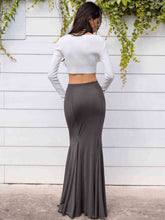 Load image into Gallery viewer, Womens Skirt-High Waist Floor Length Skirt
